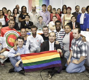 O Conselho Nacional de Lésbicas, Gays, Bissexuais, Travestis e Transexuais (foto de Tamires Kopp)